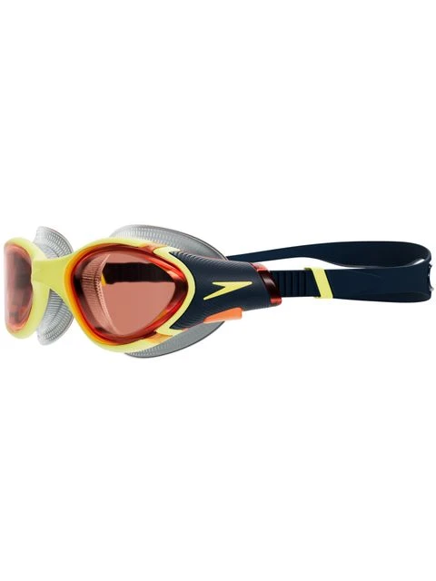 Speedo Biofuse 2.0 Goggles - Orange/True Navy/Hyper 4 Speedo Biofuse 2.0 Goggles - Orange/True Navy/Hyper - Image 2