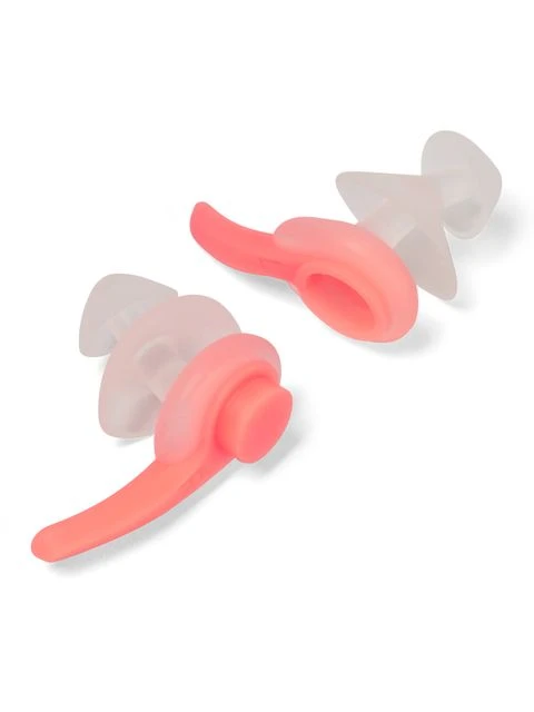 Speedo Biofuse Earplugs - Clear/Fluro Tangerine 4 Speedo Biofuse Earplugs - Clear/Fluro Tangerine - Image 2