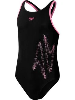 Speedo Flyback One Piece - Boom Logo/Taffy Pink