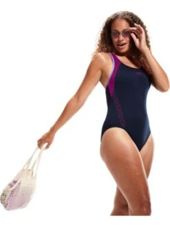 Speedo Flyback One Piece - Hyperboom/Berry/Miami Lilac -Outlet Swim Goggles Pro Store 00305015158 4