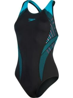 Speedo Laneback One Piece - Aquarium/Miami Lilac