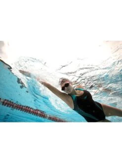 Speedo Laneback One Piece - Aquarium/Miami Lilac -Outlet Swim Goggles Pro Store 00305414840 7