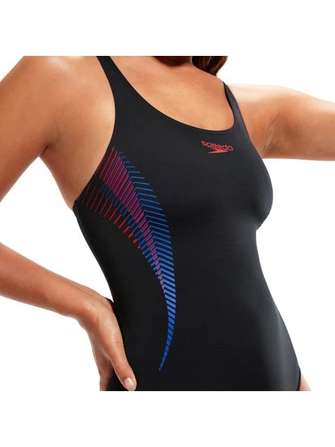 Speedo Muscleback One Piece - Fed Red/Chroma Blue 7 Speedo Muscleback One Piece - Fed Red/Chroma Blue - Image 5