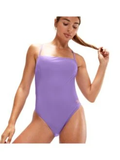 Speedo Adjustable Thinstrap One Piece - Miami Lilac -Outlet Swim Goggles Pro Store 00307715428 10