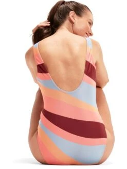 Speedo U-Back One Piece - Soft Coral/Nectarine -Outlet Swim Goggles Pro Store 00308914497 4