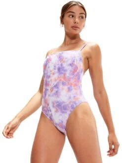 Speedo Adjustable Thinstrap One Piece - Miami Lilac/Soft Coral 18 Speedo Adjustable Thinstrap One Piece - Miami Lilac/Soft Coral -Outlet Swim Goggles Pro Store 00309414496 6