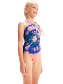 Speedo Pulseback One Piece - Soft Coral/Miami Lilac -Outlet Swim Goggles Pro Store 00313515207 2