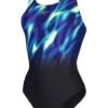 Speedo Powerback One Piece - Chroma Blue/Aquarium/Bright Zest