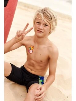 Speedo Panel Jammers - Flame/Yellow/Green -Outlet Swim Goggles Pro Store 00316214735 1