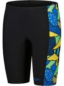 Speedo Panel Jammers - Flame/Yellow/Green