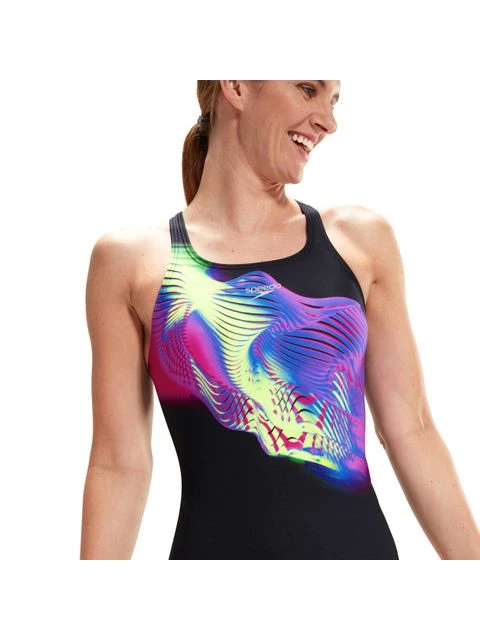 Speedo Medalist One Piece - Electric Pink/Miami Lilac/Bright Zest 7 Speedo Medalist One Piece - Electric Pink/Miami Lilac/Bright Zest - Image 5