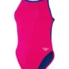 Speedo V-Back One Piece - Electric Pink/Chroma Blue -Outlet Swim Goggles Pro Store 00317915502