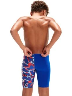 Speedo V-Cut Jammers - Shark Infested Water -Outlet Swim Goggles Pro Store 00318315140 4