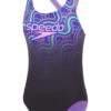 Speedo Leaderback One Piece - Beautiful Blue/Miami Lilac -Outlet Swim Goggles Pro Store 00340815797 2