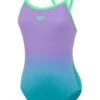 Speedo Turnback One Piece - Ombre Miami Lilac/Aquarium