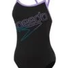 Speedo Turnback One Piece - HyperBoom/Miami Lilac -Outlet Swim Goggles Pro Store 00346615857