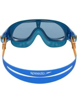 Speedo Junior Biofuse Rift Swim Mask - Blue Tint/Orange -Outlet Swim Goggles Pro Store 012132255 2
