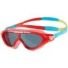 Speedo Junior Biofuse Rift Swim Mask - Smoke/Lava Red/Japan Blue -Outlet Swim Goggles Pro Store 01213b992 1
