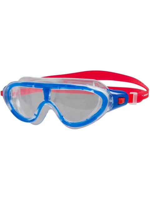 Speedo Junior Biofuse Rift Swim Mask - Clear/Red/Blue 3 Speedo Junior Biofuse Rift Swim Mask - Clear/Red/Blue