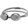 Speedo Opal Mirrored Goggles - Black & Silver