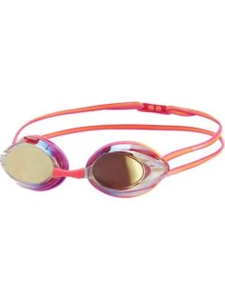 Speedo Opal Junior Goggles - Mirror/Neon Orchid/Papaya Punch/Siren Red