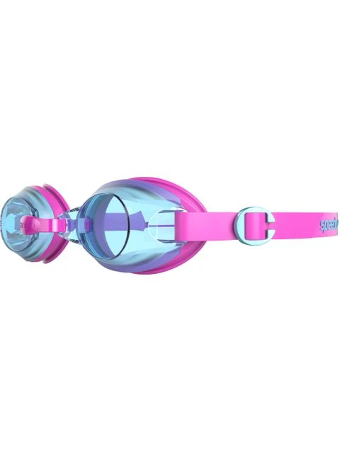 Speedo Jet Junior Goggles - Aquatic Blue Tint/Ecstatic Pink 4 Speedo Jet Junior Goggles - Aquatic Blue Tint/Ecstatic Pink - Image 2