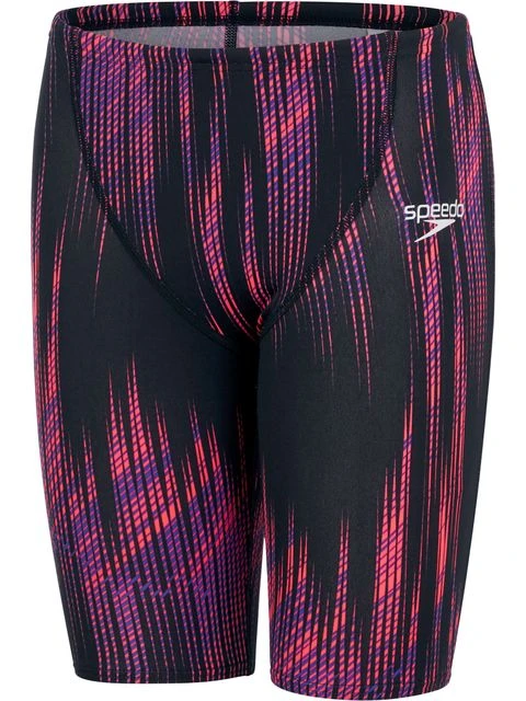Speedo Fastskin Junior Endurance+ High Waisted Jammers - Phoenix Red/Violet 3 Speedo Fastskin Junior Endurance+ High Waisted Jammers - Phoenix Red/Violet