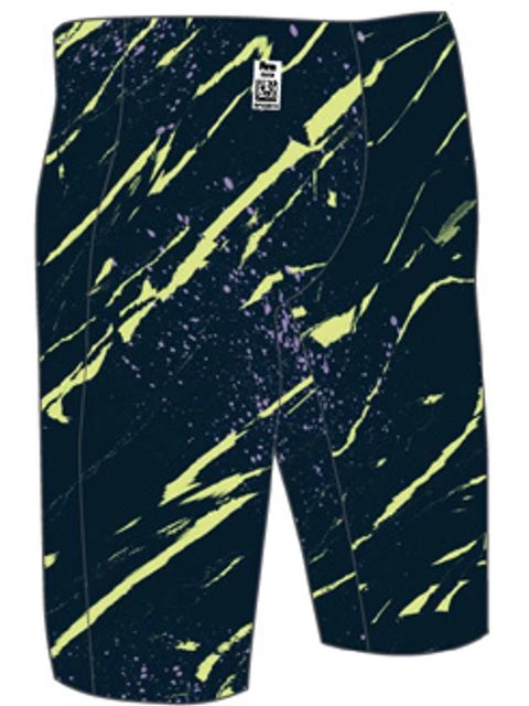 Speedo Fastskin Junior Endurance+ High Waisted Jammers - Navy/Miami Lilac/Spritz 4 Speedo Fastskin Junior Endurance+ High Waisted Jammers - Navy/Miami Lilac/Spritz - Image 2