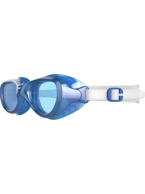 Speedo Futura Classic Junior Tinted Goggles - Clear & Neon Blue 4 Speedo Futura Classic Junior Tinted Goggles - Clear & Neon Blue - Image 2