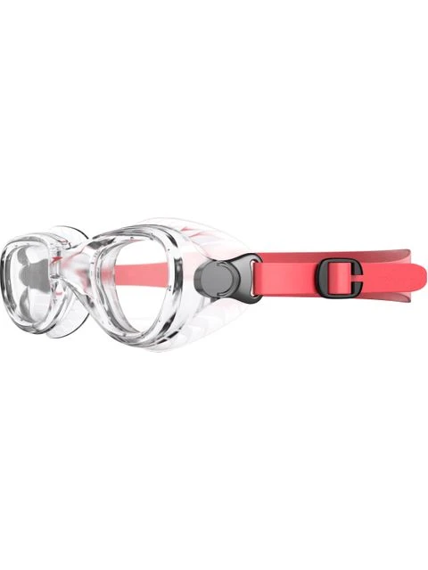 Speedo Futura Classic Junior Clear Goggles - Lava Red & Clear 4 Speedo Futura Classic Junior Clear Goggles - Lava Red & Clear - Image 2
