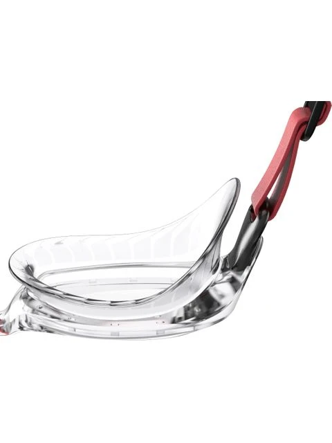 Speedo Futura Classic Junior Clear Goggles - Lava Red & Clear 6 Speedo Futura Classic Junior Clear Goggles - Lava Red & Clear - Image 4