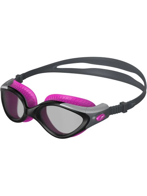 Speedo Futura Biofuse Flexiseal Female Smoked Goggles - Ecstatic Pink & Black 3 Speedo Futura Biofuse Flexiseal Female Smoked Goggles - Ecstatic Pink & Black