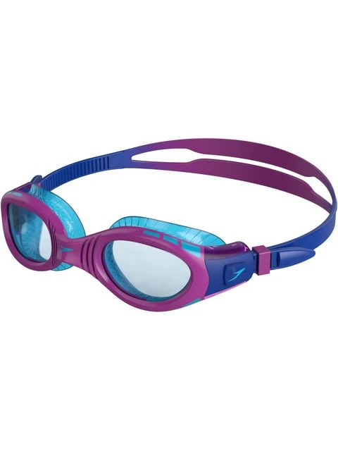 Speedo Futura Biofuse Flexiseal Junior Tinted Goggles - Purple Vibe & New Surf 3 Speedo Futura Biofuse Flexiseal Junior Tinted Goggles - Purple Vibe & New Surf