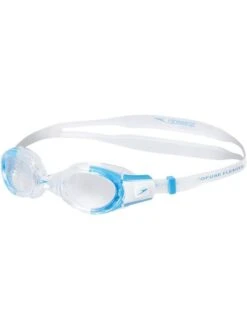 Speedo Futura Biofuse Flexiseal Junior Clear Goggles - Clear & White