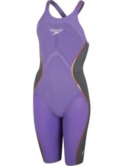 Speedo Fastskin LZR Pure Intent Openback Kneeskin - Purple Reign