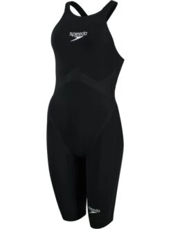 Speedo Fastskin LZR Pure Valor Openback Kneelength - Black