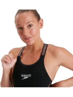 Speedo Fastskin LZR Pure Valor Openback Kneelength - Black -Outlet Swim Goggles Pro Store 119780001 7