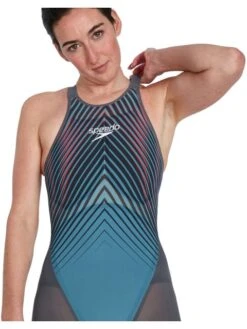 Speedo Fastskin LZR Pure Valor Openback Kneelength - Night Flare -Outlet Swim Goggles Pro Store 11978h147 8