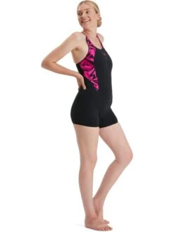 Speedo Splice Legsuit - Hyperboom Electric Pink/Ecstatic Pink -Outlet Swim Goggles Pro Store 12305g720 2