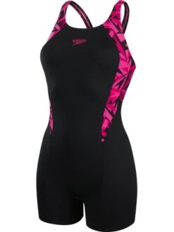 Speedo Splice Legsuit - Hyperboom Electric Pink/Ecstatic Pink