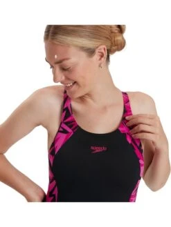 Speedo Splice Legsuit - Hyperboom Electric Pink/Ecstatic Pink -Outlet Swim Goggles Pro Store 12305g720 5