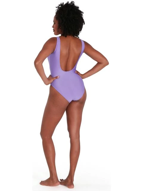 Speedo Logo Deep U-Back One Piece - Miami Lilac 7 Speedo Logo Deep U-Back One Piece - Miami Lilac - Image 5