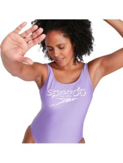 Speedo Logo Deep U-Back One Piece - Miami Lilac 16 Speedo Logo Deep U-Back One Piece - Miami Lilac -Outlet Swim Goggles Pro Store 12369h105 5