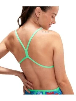 Speedo V-Back One Piece - Retro Floral -Outlet Swim Goggles Pro Store 1284315170 4