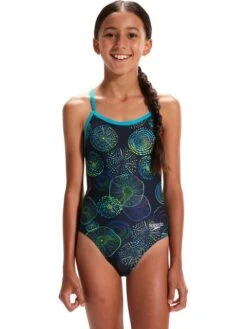 Speedo Lane Back One Piece - Jellyfish Glows 11 Speedo Lane Back One Piece - Jellyfish Glows -Outlet Swim Goggles Pro Store 1284615143 3