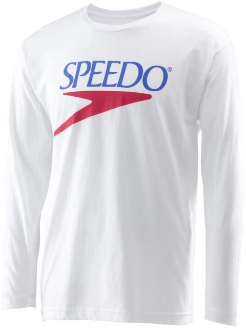 Speedo Vintage Long Sleeve T-Shirt - White 3 Speedo Vintage Long Sleeve T-Shirt - White