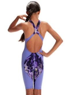 Speedo Fastskin Junior LZR Ignite Kneelenth - Miami Lilac/Spritz/Violet -Outlet Swim Goggles Pro Store 13439h574 6