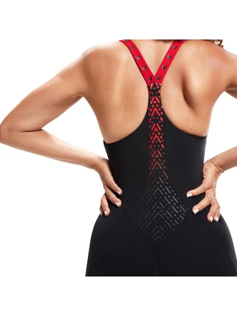 Speedo HydroPro Kneelength - Black/Red 8 Speedo HydroPro Kneelength - Black/Red - Image 7