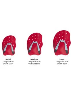 Speedo Tech Hand Paddles - Lava Red, Chilli Blue & Grey -Outlet Swim Goggles Pro Store 73312d699 5