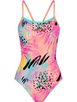 AMANZI Pro One Piece - Peachy Palms
